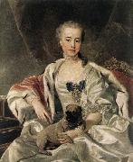 LOO, Louis Michel van ) Portrait of Catherina Golitsyna oil painting